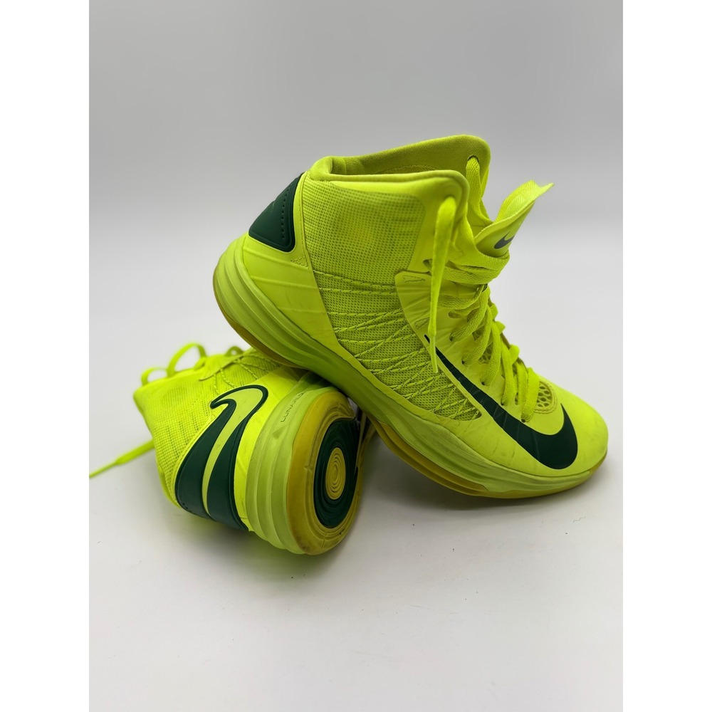 Nike Hyperdunk 2014 Volt Yellow Green Basketball Shoes Mens 9 653640-701